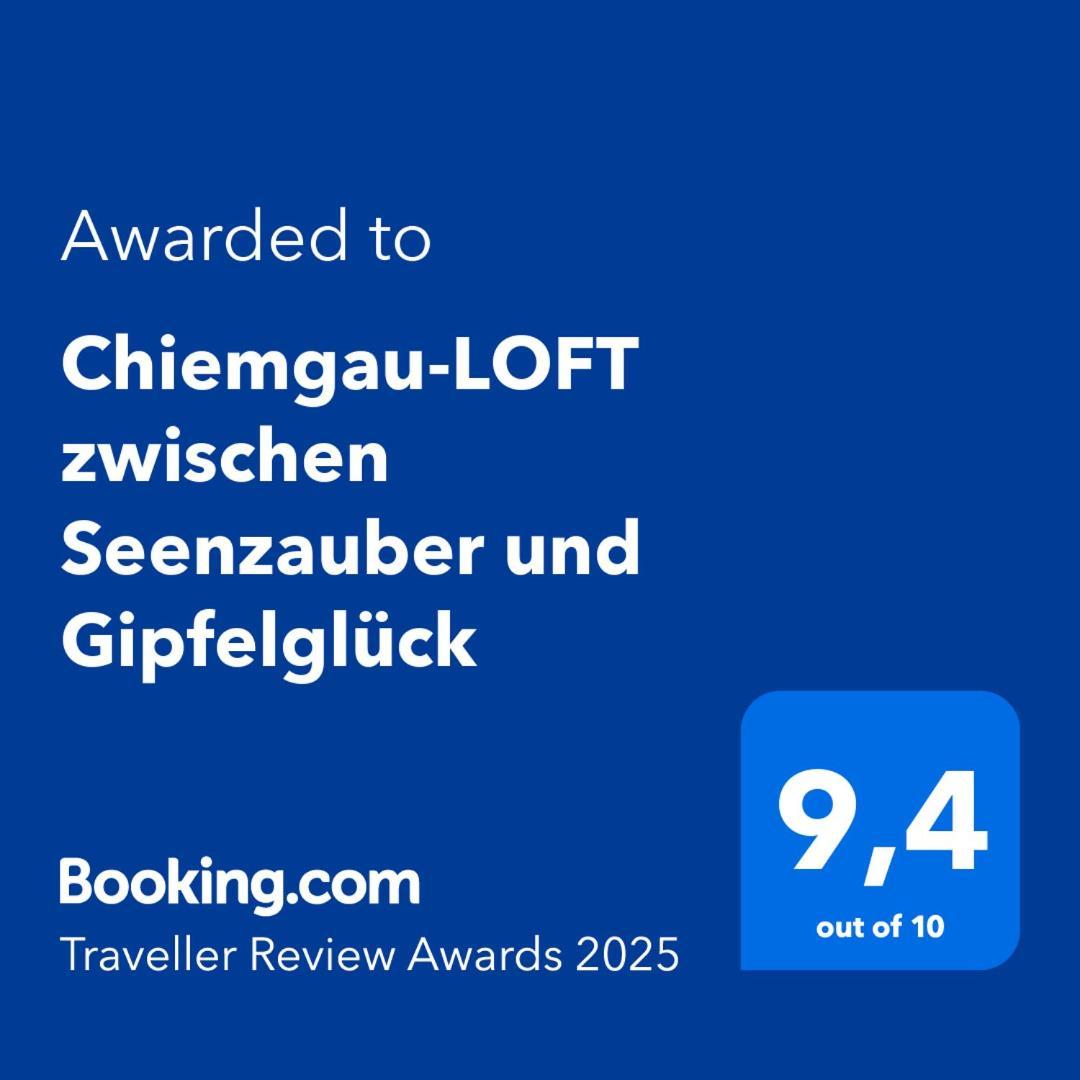 Chiemgau-Loft Zwischen Seenzauber Und Gipfelglueck Riedering Buitenkant foto